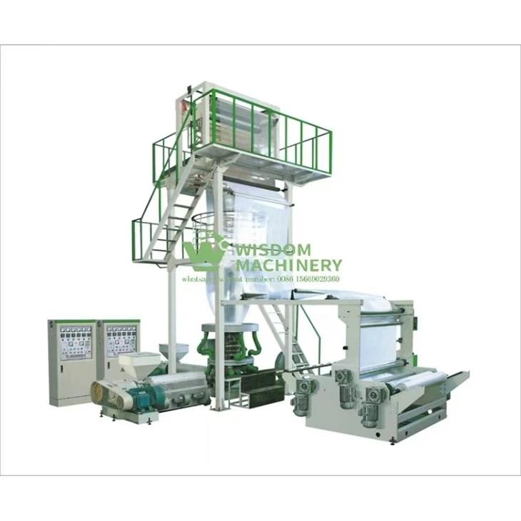 Máquina de extrusión de película soplada monocapa